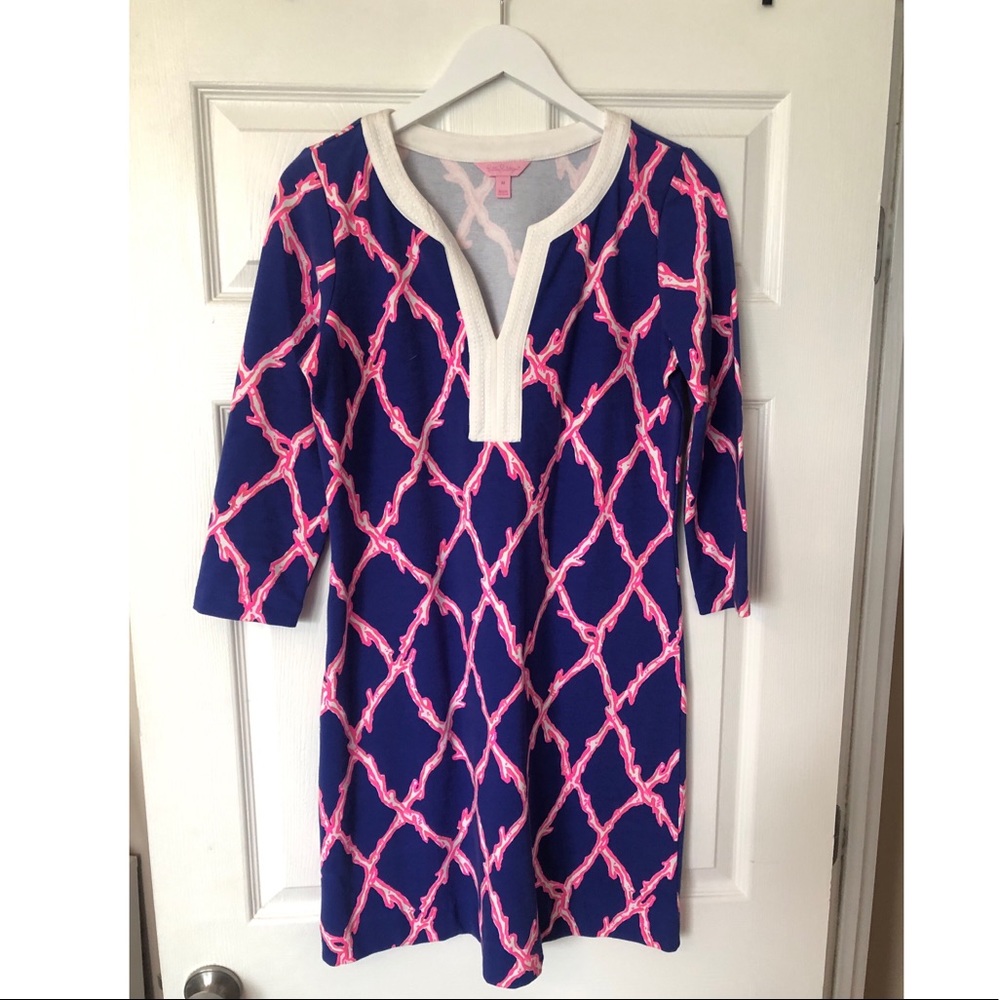 Lily Pulitzer Royal Blue and Pink dress